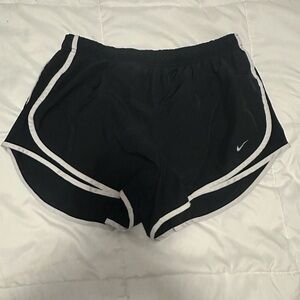 Nike Black Athletic Shorts with Signature Design